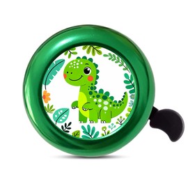 Children's Bicycle Bell, Children's Bell, Children's Bell, Children's Bicycle Bell, Boys Girls Unicorn Dino Fire Brigade Mermaid, Bicycle Accessories Children (Dinosaur)