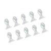 10pcs Hearing Amplifier Dome Silicone Ear Tip Earplug Replacement Accessory