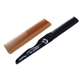 Home Art 2-Pack Gentleman's Comb Brush for Tidy Hair Straight Comb 5ea