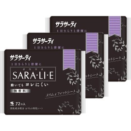 Sarasati Sararie Weed Sheet Unscented, 72 Packs x 3 Packs