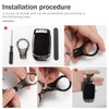 MARCHFA Leather Key Case Key Case Compatible with Evoque Discovery