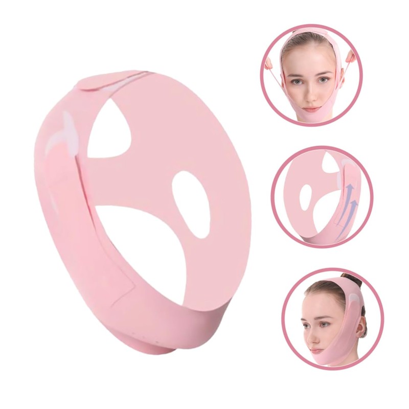 BIUDECO Double Chin Facial Mask for Sleep Soft Collagen Mask