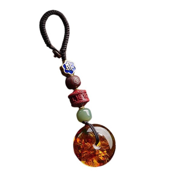 Lagnlnaoy Good Luck Keychain feng shui Amulet Car Key Bring,Safty,