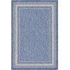 Unique Loom Outdoor Border Collection Area Rug - Soft Border