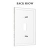 Nijuodnijir Decorative Light Switch Cover Natural Beige Stone Brick Texture