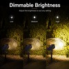 Solar Spotlights for Outdoor Lighting – Dimmable Dual-Use Waterproof Lawn