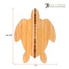 Totally Bamboo Sea Turtle Shaped Cutting Board and Charcuterie Serving