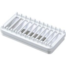 Anesty HO1990 Diatomaceous Earth Dish Drainer Karari Dish Drainer, White, S, Approx. Width 10.2 x Depth 5.5 x Height 2.0 inches (26 x 14 x 5 cm)