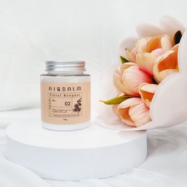 Air Balm Odor Eliminator, Solid Air Fresher, 1 Pack, 5.3 oz. Lasts 90 Days for Room, Kitchen, Bathroom and Wardrobe, BABY POWDERScent (Floral Bouquet)