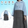Quick Dry Bath Towels Pool Changing Robe Quick-Dry Poncho Surfing