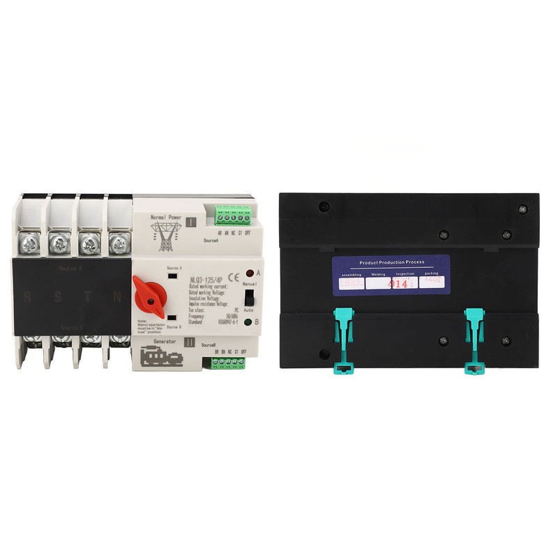 Dual Power Automatic Transfer Switch 4P Fast Switching PC AC