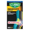 Curad-CUR5020 Performance Series Antibacterial Adhesive Bandages, 1 X 3.25 Inch,
