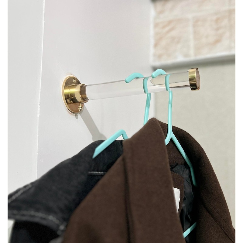 Morco Deco Wall Mounted Clothes Hook – Polished Brass Finish,