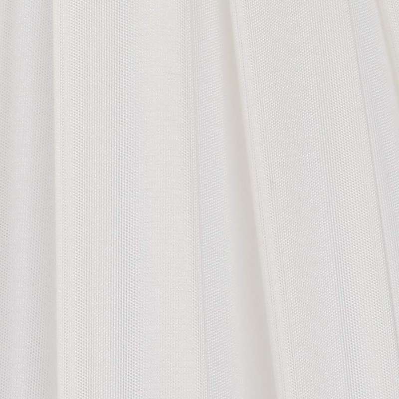 Off White Medium Pleated Barrel Lamp Shades, ALUCSET TC Cloth