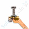 SatelliteSale Copper Coated Grounding Strap 12" Flexible and Adjustable Pack