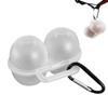 2pcs Portable For Egg Storage Container，Eggs Storage Box with D