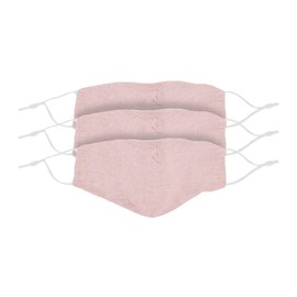 Saro Children Linen Face Mask | Pink | 7" x 4" | 1 Pc.