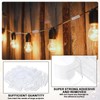 Nuanchu 100pcs Christmas String Light Clips Hanging Outdoor Light Clips