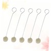 COHEALI 10pcs Wool Daubers Brush for Leather Dyeing Metal Handle