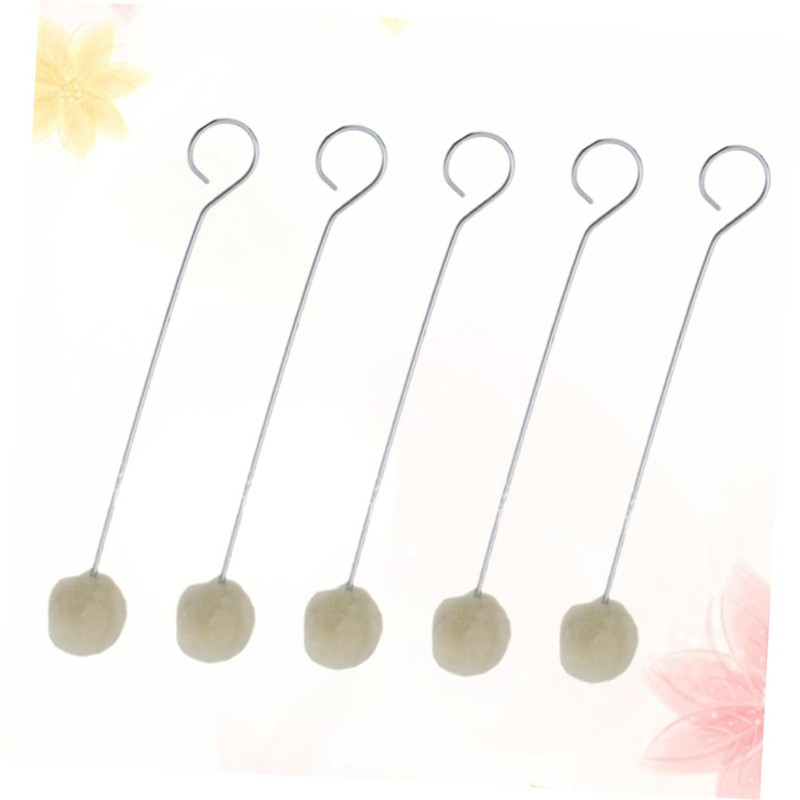 COHEALI 10pcs Wool Daubers Brush for Leather Dyeing Metal Handle