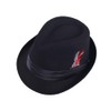 Unisex Timelessly Classic 20s Trilby Fedora Hat Men Women Short