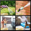 Metal Garden Hose 75FT Stainless Steel Heavy Duty Flexible Lightweight