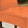 Dining Chair Covers, Solid Pu Leather Waterproof Oilproof Stretch Dining
