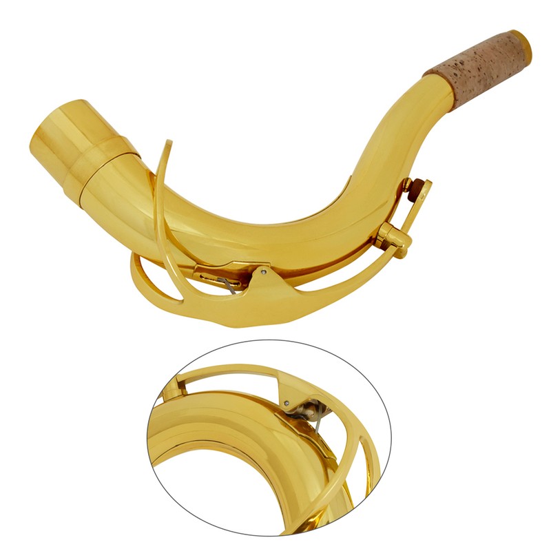 Brass Tenor Saxophone Sax Bend Neck 27.8mm Saxophone Accessores Parts