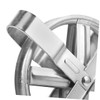 Hohopeti 2Pcs Clothesline Pulley Kit Washing Line Pulley System for