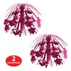 Beistle Burgundy Grad Cap Mini Cascade Centerpieces, 2-Count, Maroon Graduation