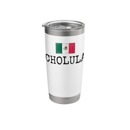 Cholula Mexico Mexican Adventure Travel Women Men City Stainless Steel Insulated Tumbler