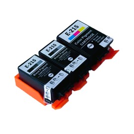 YIGO 3 Pack 215 Ink Cartridge Replacement for WF-100 WF-110 Printer -1 Tri-Color Ink Cartridge Ink Printer- 2 Black for Wf 100 Printer Ink Portable Inkjet Color Printer Cartridge