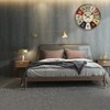 QWANPET Wall Clock - 12" Retro Rustic Style Quartz Clock,