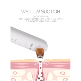 kingdo 2-in-1 Microdermabrasion Machine & Blackhead Vacuum Removers with 5 Tips & 5 Suction Levels