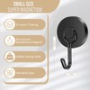 Neosmuk Magnetic Hooks,80lb Heavy Duty Earth Magnets with Swing Hook
