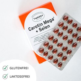 Astrid Twardy Carotene Mega+Selenium Capsules Anti-Ageing & Cell Protection with Beta Carotene (Provitamin A), Vitamin C & E, Selenium for Healthy, Radiant Skin & Immune Defence, Dietary Supplement 3