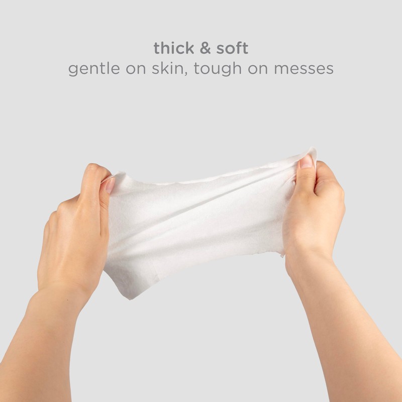Ubbi Fragrance-Free Baby Wipes, 99% Water Based, EWG Verified, 1