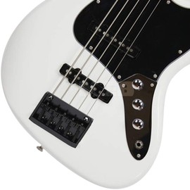 Qinlorgo Bass Bridge Tailpiece, Material metálico de Alta Calidad y Alta Resistencia Puente de bajo eléctrico, anticorrosión para Amantes de los Instrumentos de bajo de 5 Cuerdas(Negro)