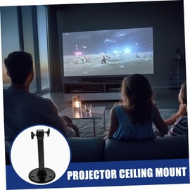 FELTECHELECTR Adjustable Wall Projector Mount Stand for Ceiling Desk Mini Projector Bracket Rotatable and Knob Supports up to Versatile Installation for Room