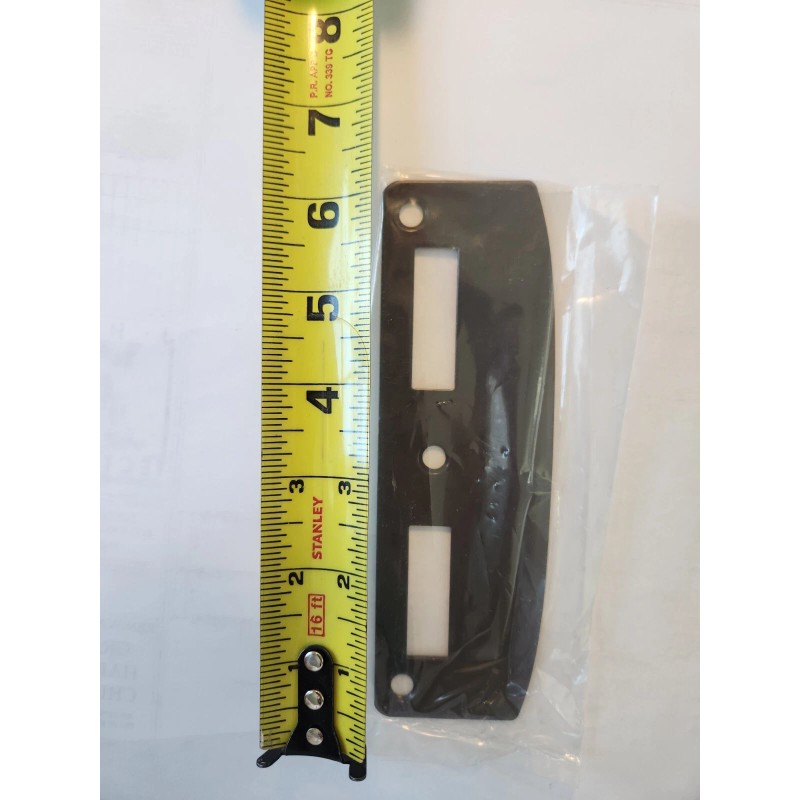 Pella Hinged Patio Door Strike Plate Bronze 6.25" TALL #0BKB4000