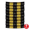 Metallic Fringe Garland Backdrop - Black & Gold