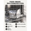 Stainless Steel Cat Water Fountain for Cats Indoor 3.2L 108oz