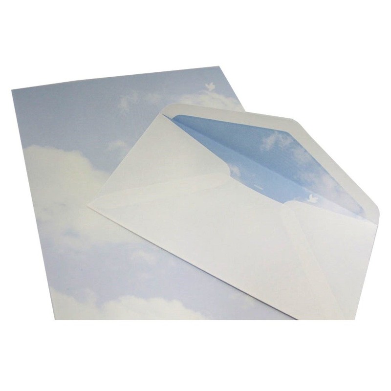 Midori Paper Paper Sky Blue Nokimochi