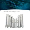 10Pcs Screw Tap Extractor Set Quenched Alloy Steel Broken Screw
