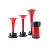 HELLA 003001671 Triple-Tone Air Horn Kit with 12V Air Compressor