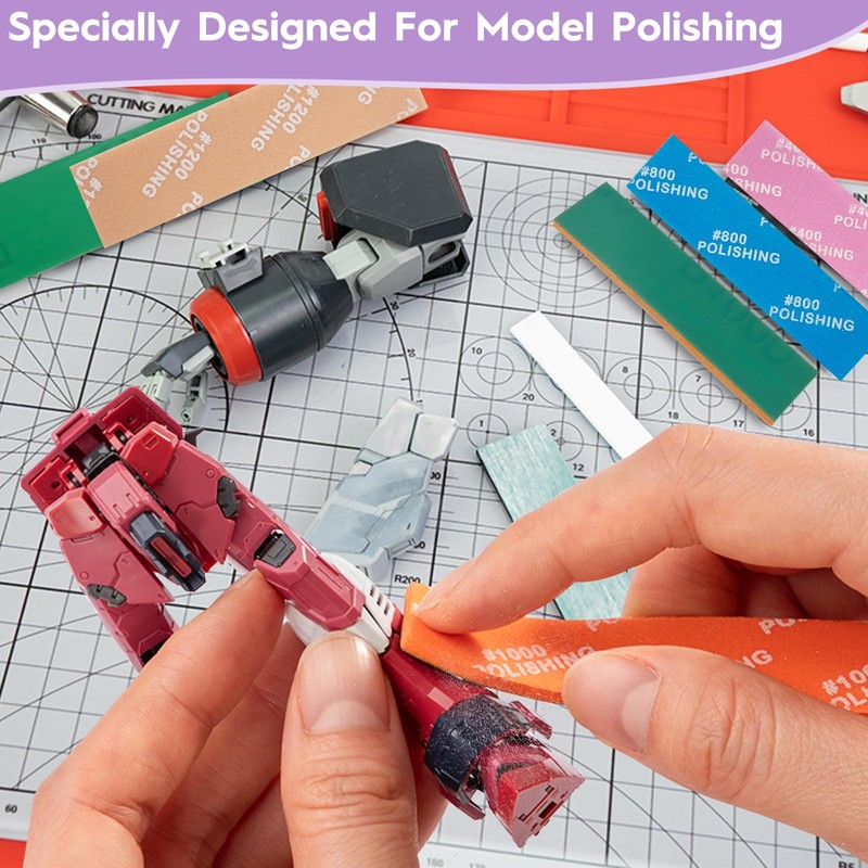 20 Pcs Sanding Sponge, Polishing Sanding Sticks Tools for Miniature