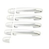 8 Pcs Car Exterior Door Handle Cover ABS Chrome Door