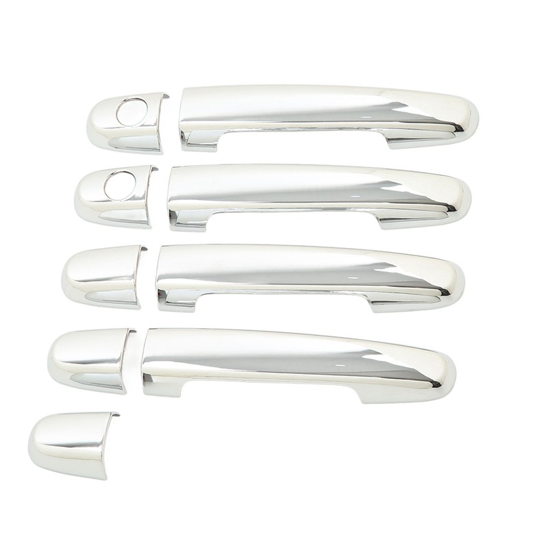 8 Pcs Car Exterior Door Handle Cover ABS Chrome Door