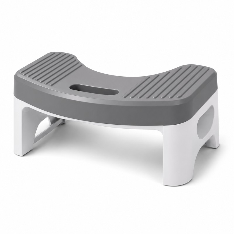 Toilet Foot Stool for Bathroom Posture – Anti-Slip Squatting Aid