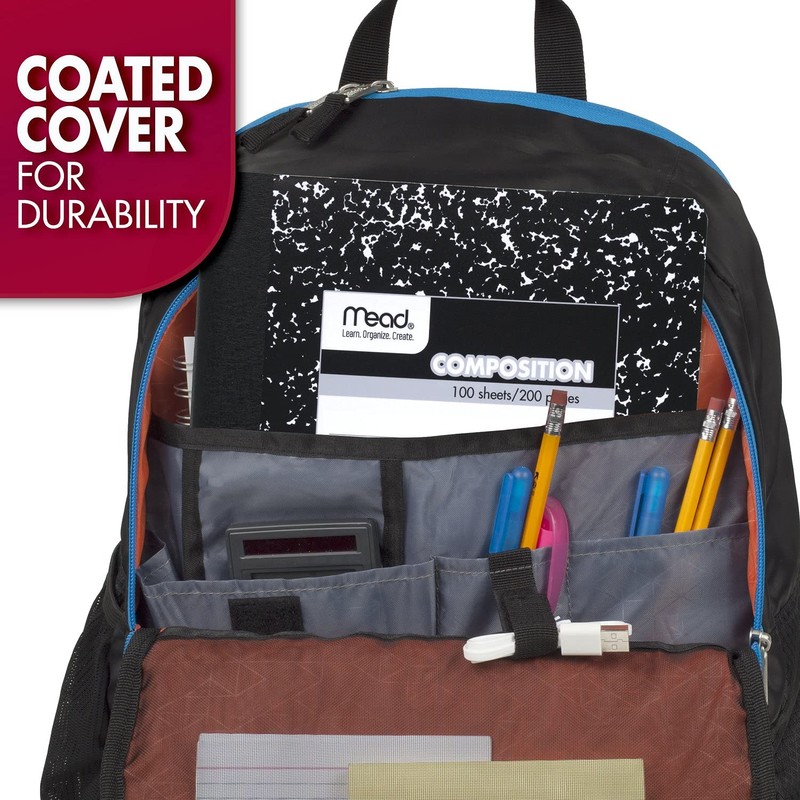 Mead Composition Notebook, 3 Pack, Wide Ruled Paper, 7-1/2" x